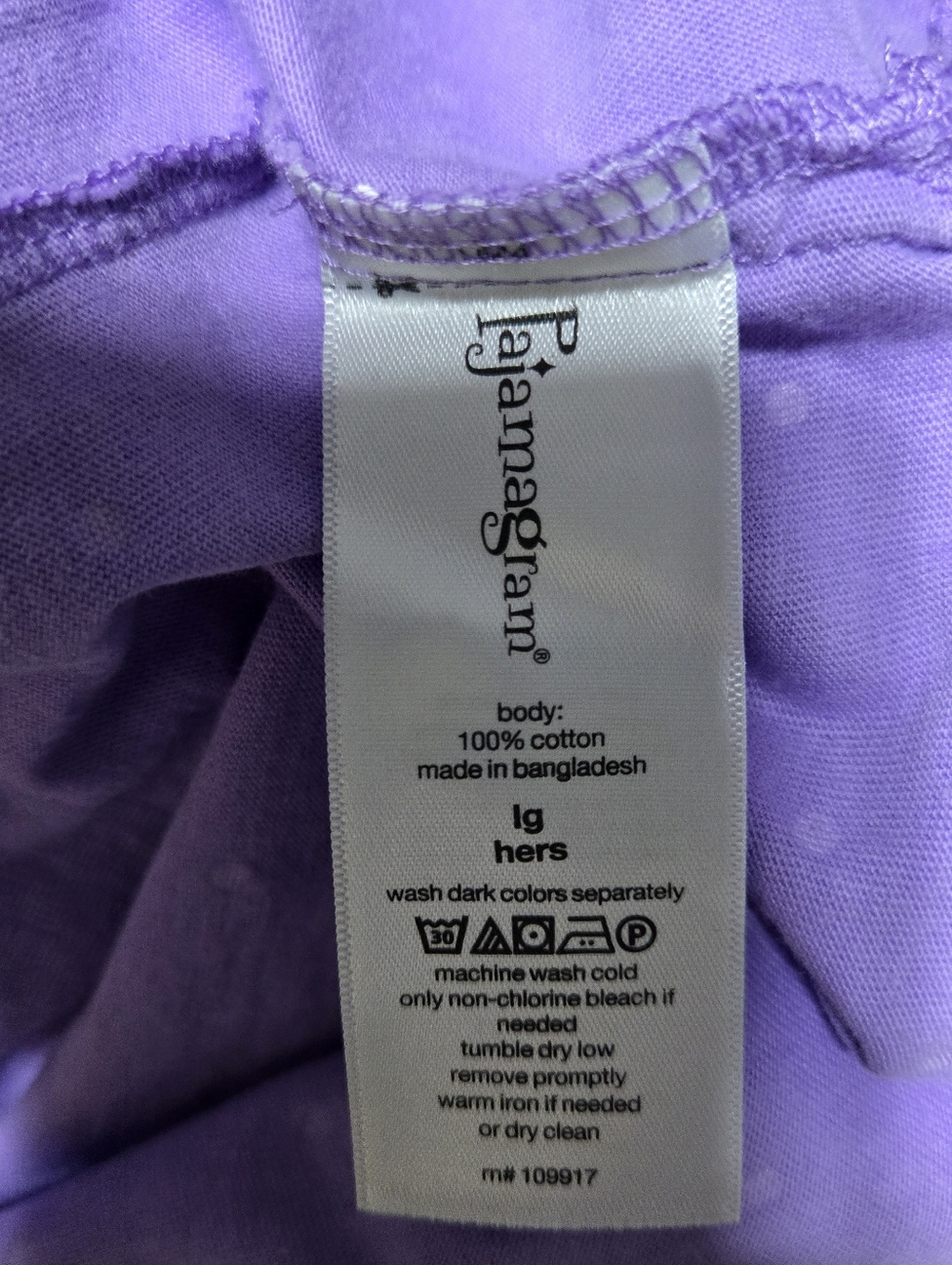 PAJAMAGRAM Women Suze L 2-pc Lavender Polka Dot Pajama Set, NWOT - Picture 10 of 10